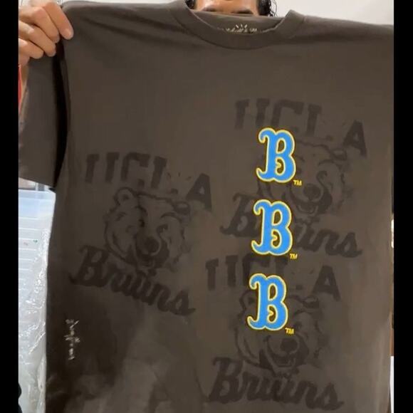 Cactus Jack Travis Scott x Mitchell & Ness UCLA Seal Tee New without Tag - Picture 7 of 8